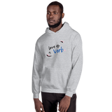 "Love is a Verb" Unisex Hoodie