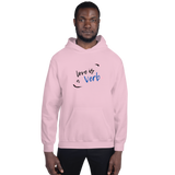 "Love is a Verb" Unisex Hoodie
