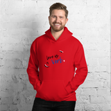 "Love is a Verb" Unisex Hoodie