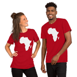 Unisex T-shirt white Map of Africa