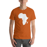 Unisex T-shirt white Map of Africa
