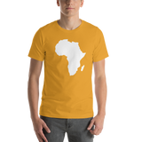 Unisex T-shirt white Map of Africa