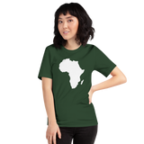 Unisex T-shirt white Map of Africa