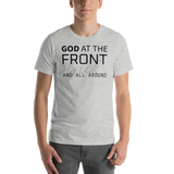 Unisex T-shirt God @ the front..