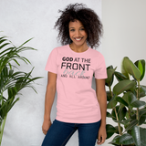 Unisex T-shirt God @ the front..