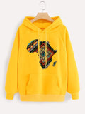 "Shemera" African Map Hoodie